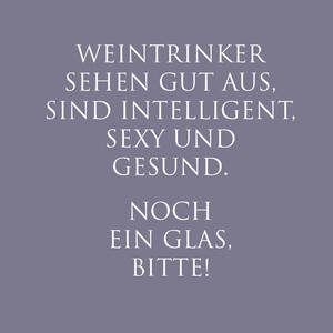 Postkarte "Weintrinker sind...", 10254