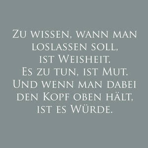 Postkarte "Weisheit und Mut und Würde", 10278