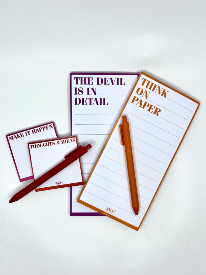 kwp stationery papeterie notizbloecke uai
