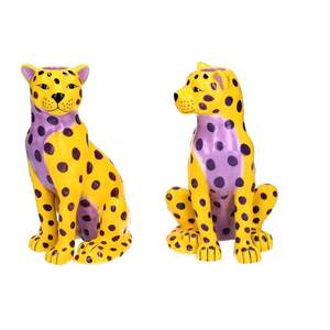 Leopard Kerzenhalter