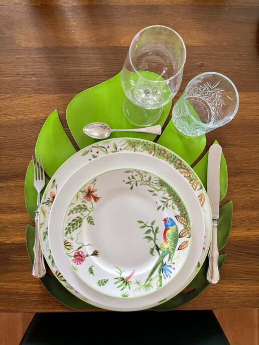 monstera tischset 2 uai