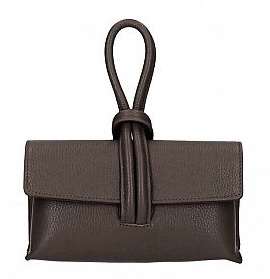 Die Schlaufen Clutch 25 schlaufen clutch dunkelbraun