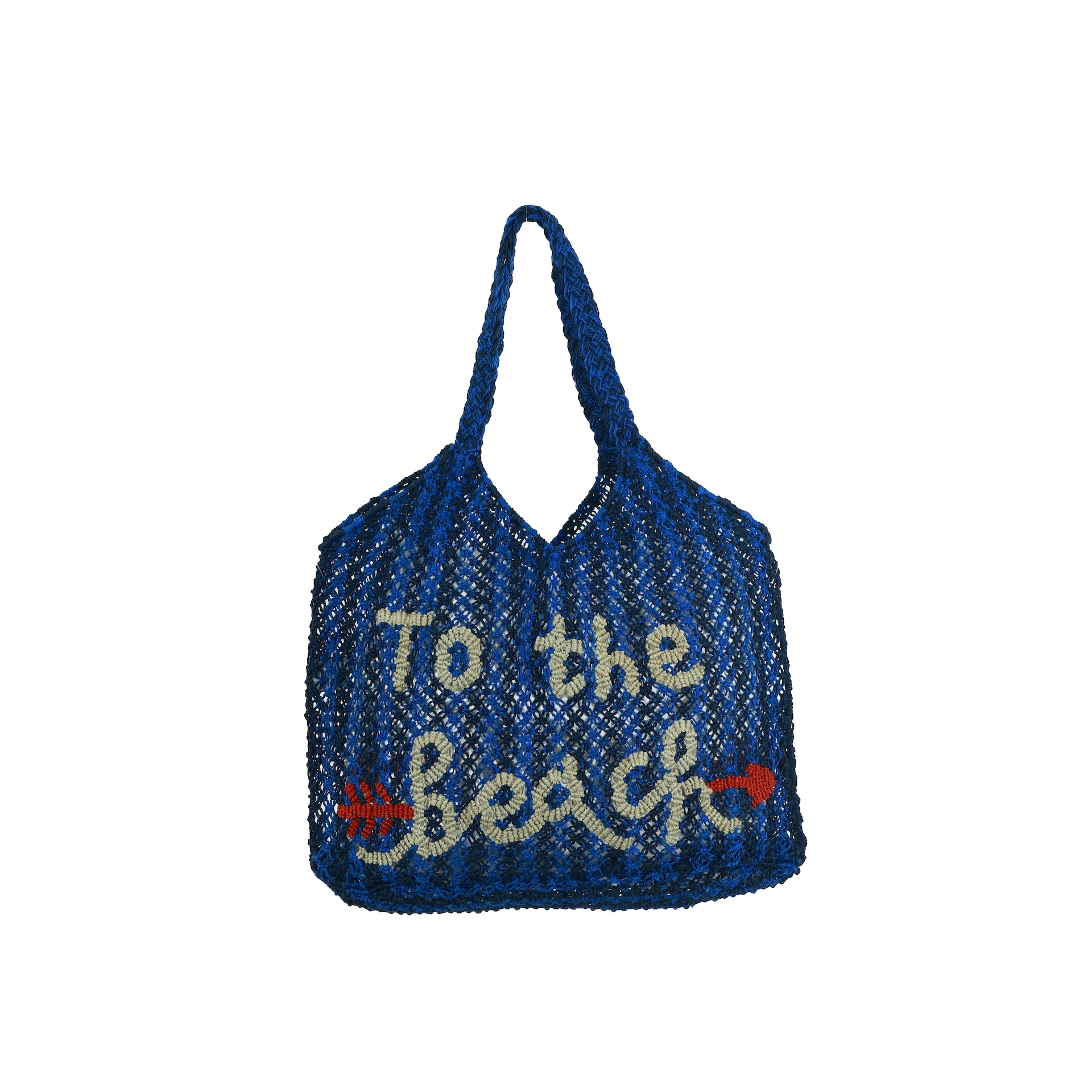 The Jacksons Bag 11 To The Beach dark navy and cobalt