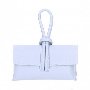 Schlaufen Clutch 29 clutch leder schlaufen griff hellblau 2