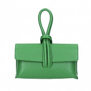 Schlaufen Clutch 31 clutch leder schlaufen griff knallgruen 2