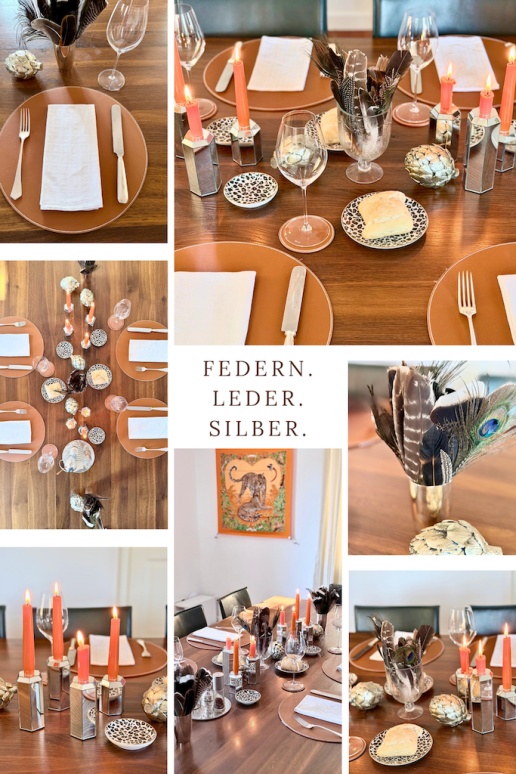Federn. Leder.Silber. 3 Federn. Leder.Silber uai