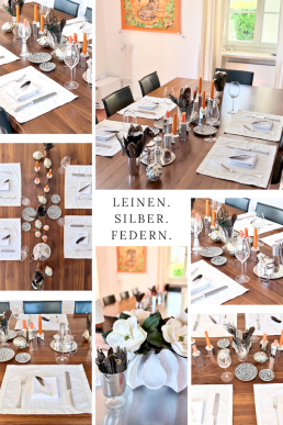 Leinen. Silber. Federn. 1 Leinen. Silber. Federn uai